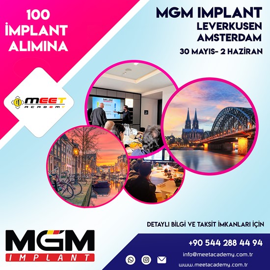 MGM IMPLANT  LEVERKUSEN AMSTERDAM GEZİSİ