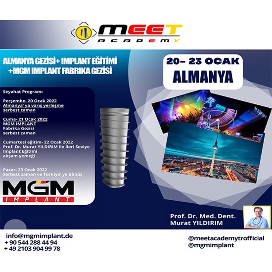 Implant Eğitimi ile Almanya Gezisi Ve MGM Imolant Fabrika Gezisi